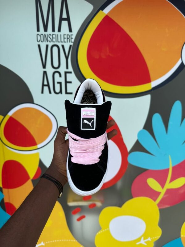 Puma Suede XL (Coloris : Noir / Rose Pastel)