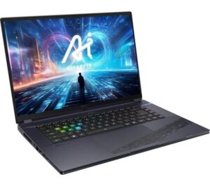 GIGABYTE AORUS 16X 16_ Gaming Laptop - Intel® Core™ i7, RTX 4070, 1 TB SSD - Copie - Copie Gigabyte AORUS 16X ASG – Core i7 14ᵉ Génération (Neuf, Déballé)