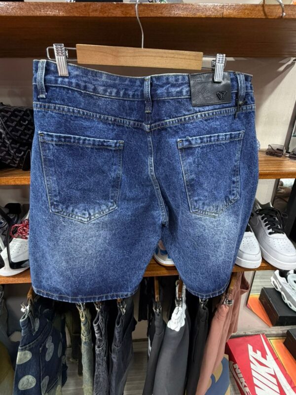 Short Denim Bleu "Star Sketch"