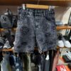 Short Denim Gris "Destroyed Gothic"