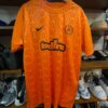 Maillot de Football Lifestyle Orange "KDLM" – Design Graphique All-Over & Style Urbain