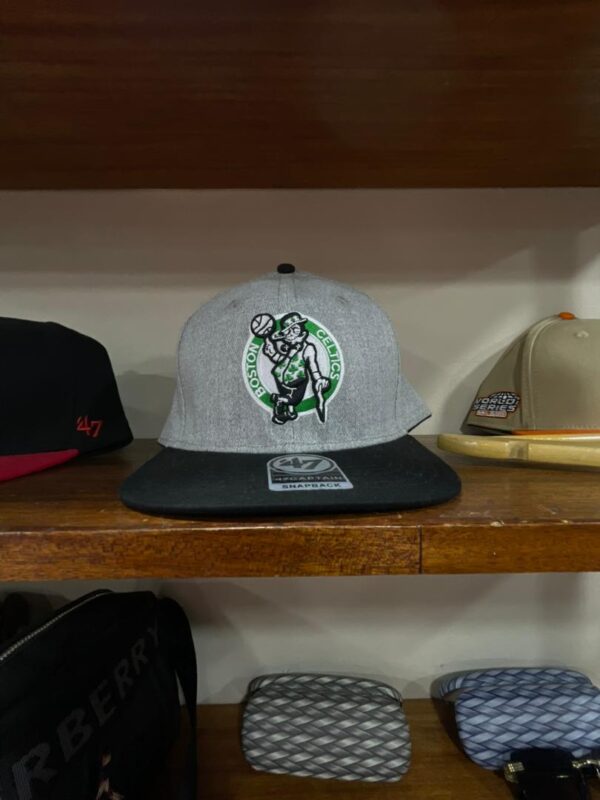 Casquette '47 Captain Snapback Boston Celtics – Gris Chiné & Noir